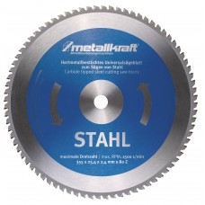 Пиляльний диск для сталі Metallkraft 355 x 2,4 x 25,4 мм Z80, Японія